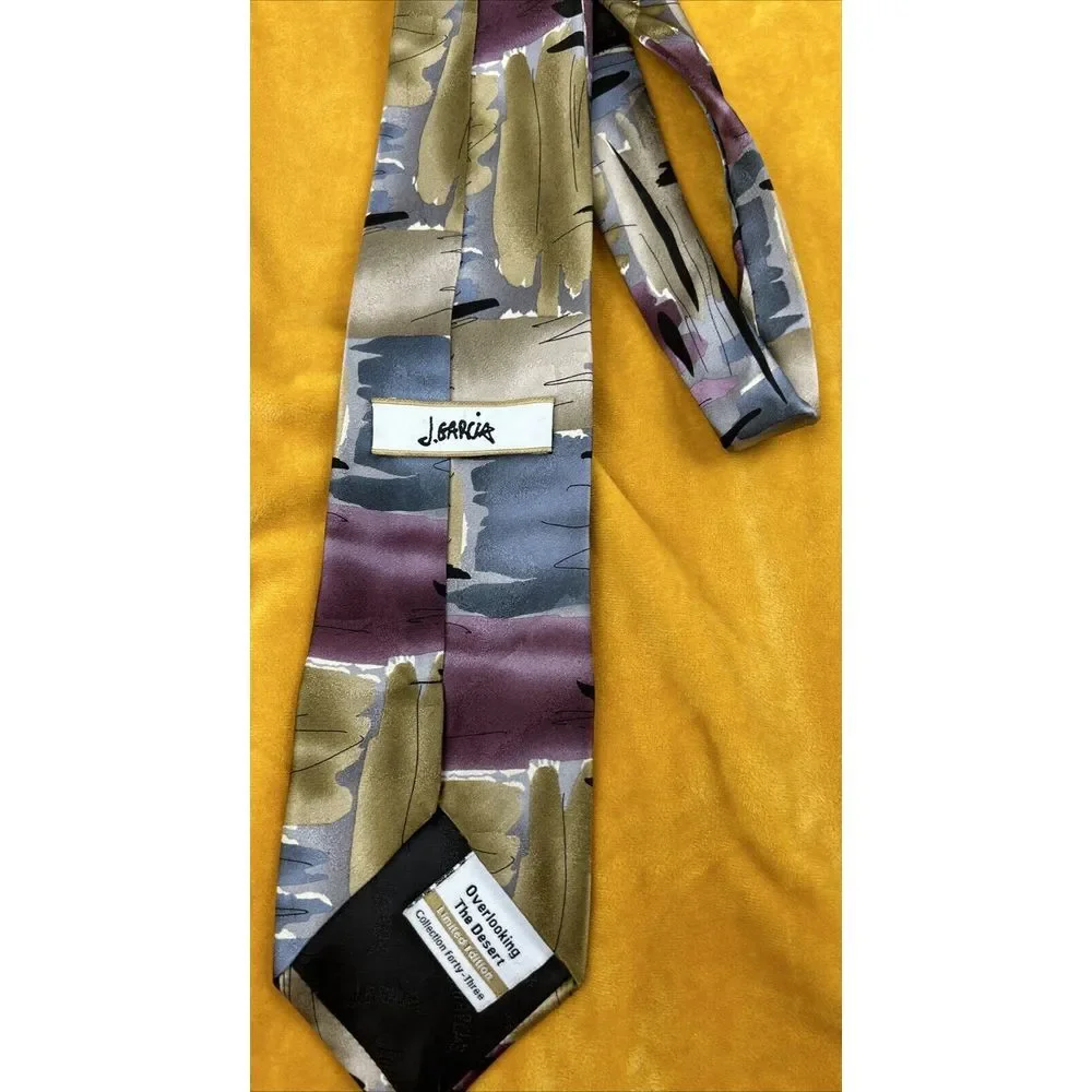 Jerry J. Garcia‎ Collection 43 Overlooking The Desert Designer Silk Neck Tie